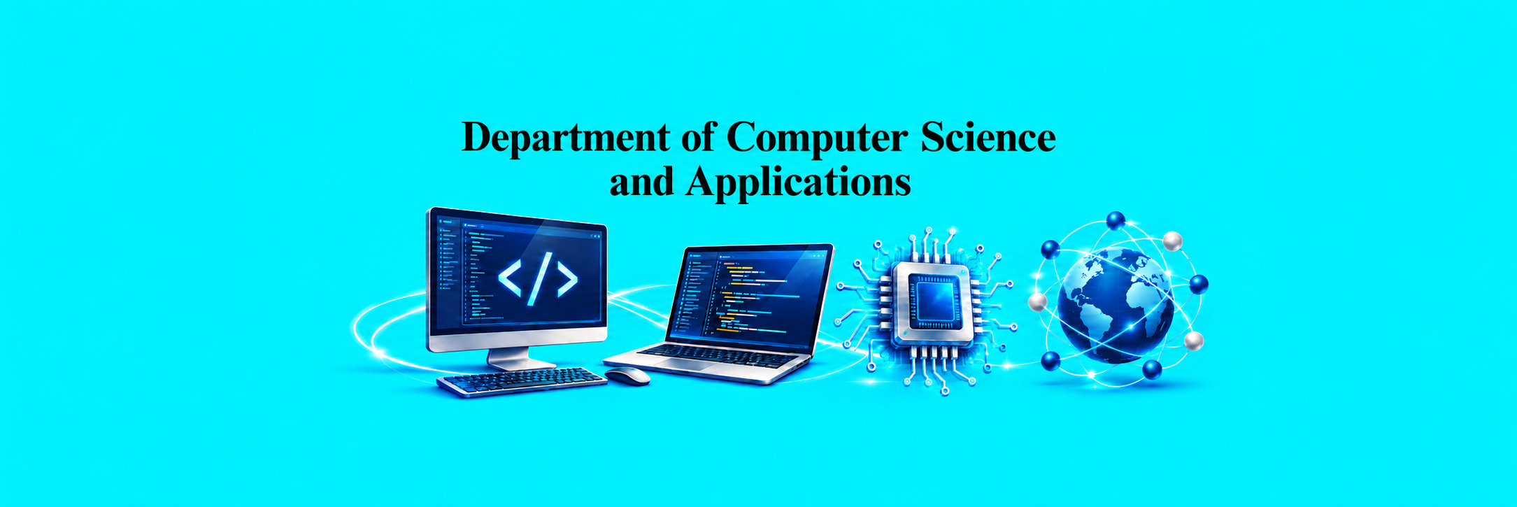 Computer Science and Applications Department Banner