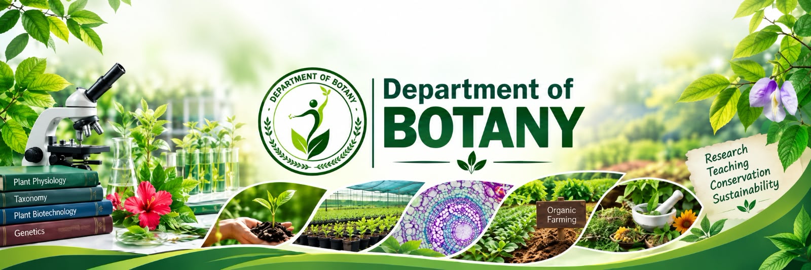 Botany Department Banner