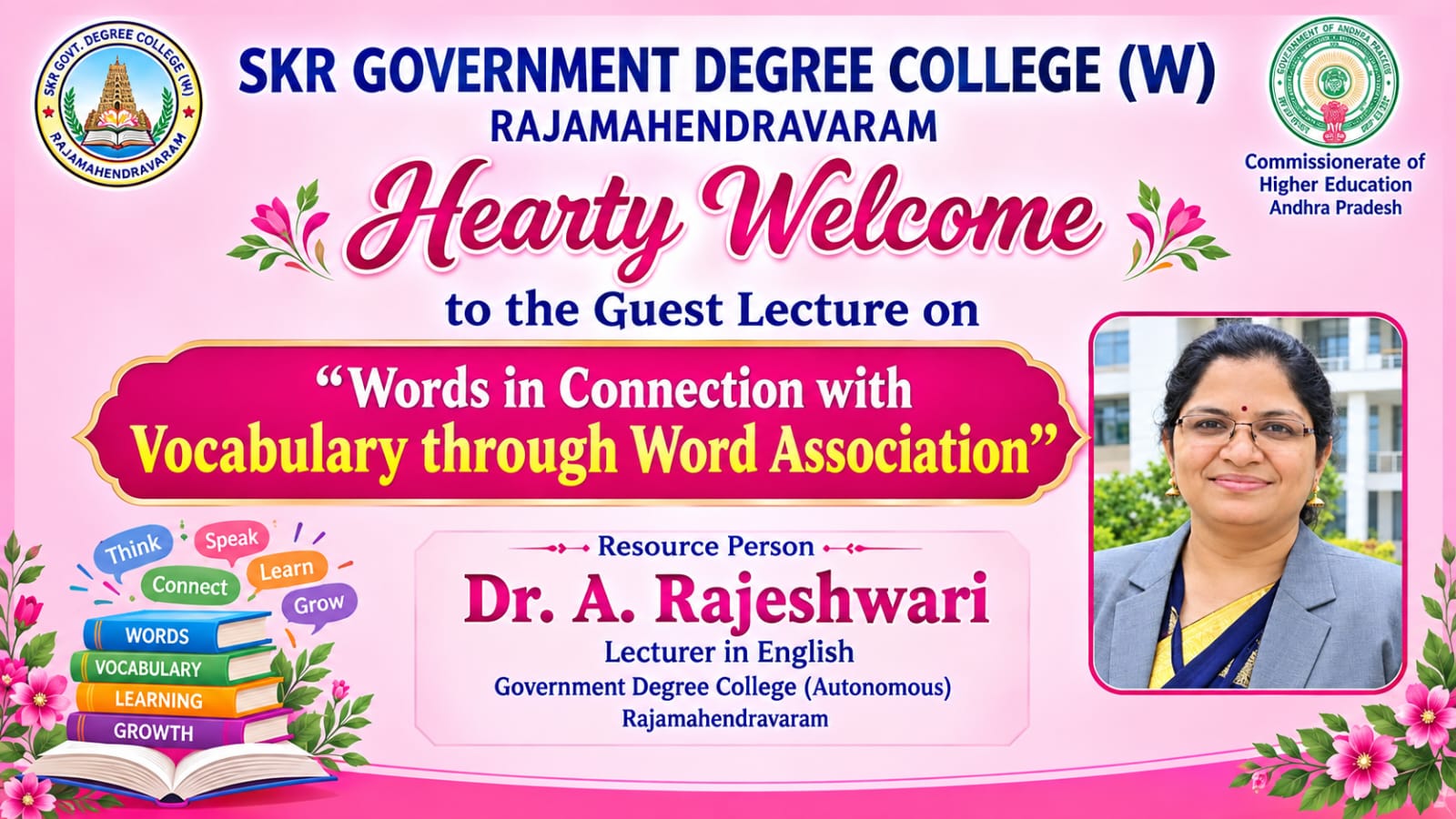 Telugu Department Banner