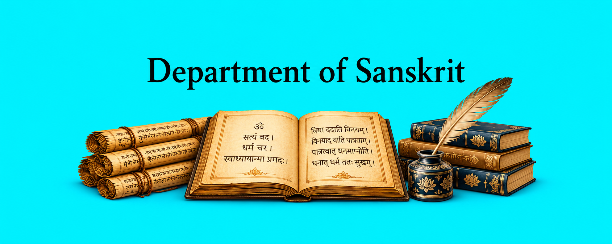 Sanskrit Department Banner